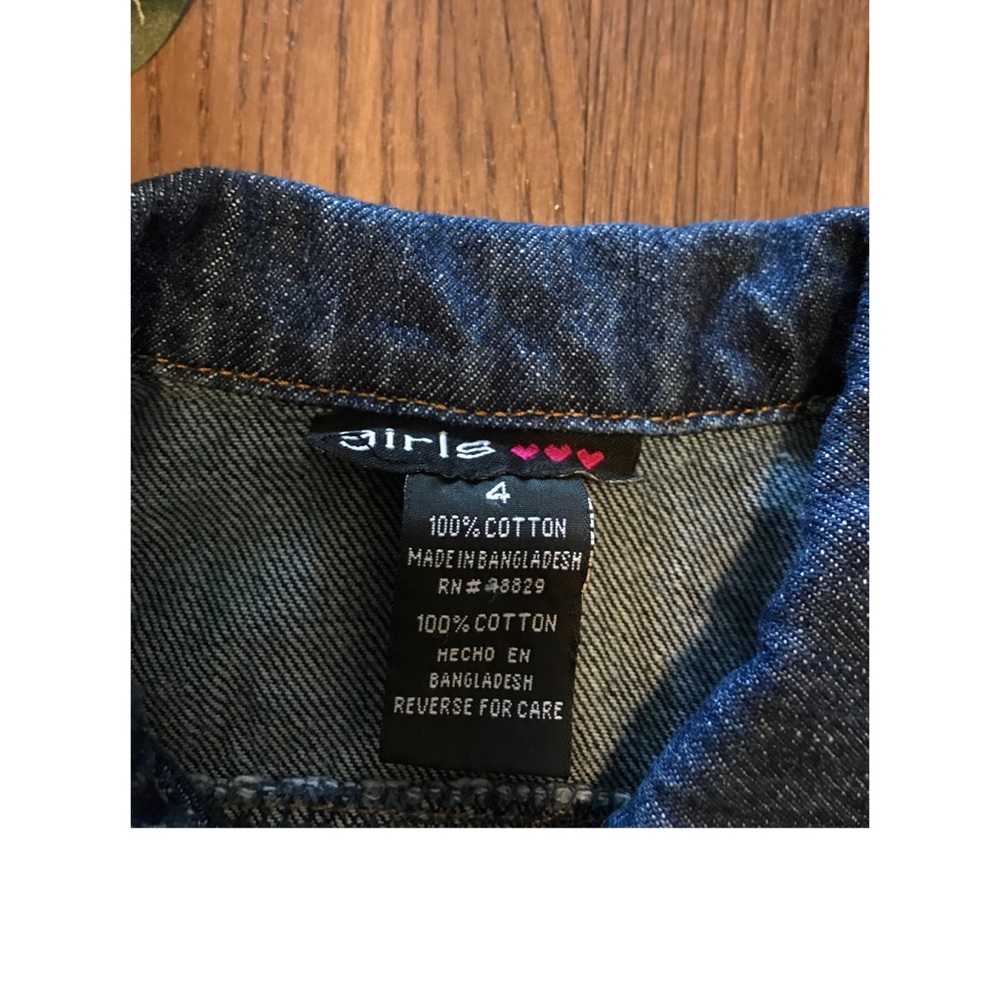 ❌SOLD❌GIRLS DENIM CROPPED VEST - Picture 5 of 5